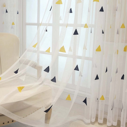 Royal Sheer Curtains - Art of Triangle