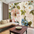Premium Blackout Digital Curtains - Elegant Flora(Set of 2)