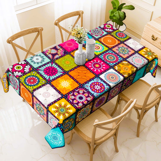 Premium Dining Table Covers - Colorful Moroccan