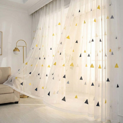 Royal Sheer Curtains - Art of Triangle