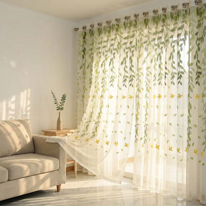 Royal Sheer Curtains - Breezy Vines