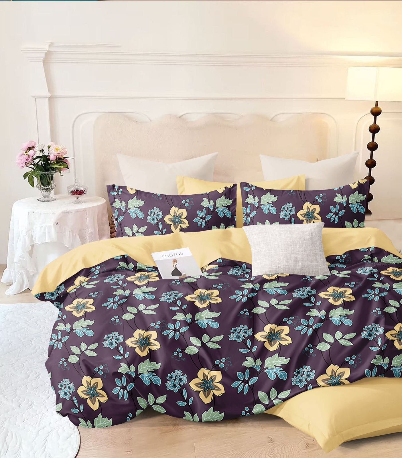 Breezy Flora Bedsheet with 2 Pillow Covers