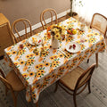 Digital Print Dining Table Cover - Merry Sunflower