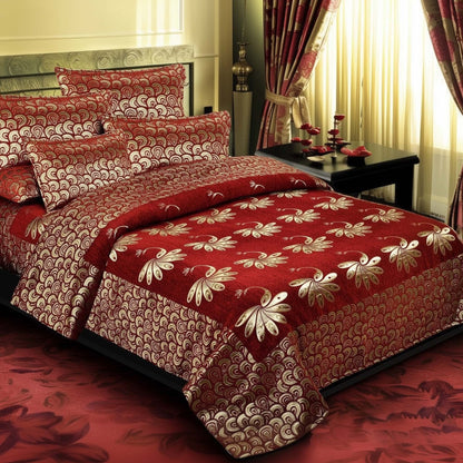 Essence of Peacock Royal Heavy Chenille Bedcovers