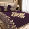 Wonder of Maze Royal Heavy Chenille Bedcovers- Luxury Wine
