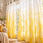 Matching sheer curtains included