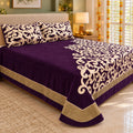 Work of Art Royal Heavy Chenille Bedcovers- Luxury Wine