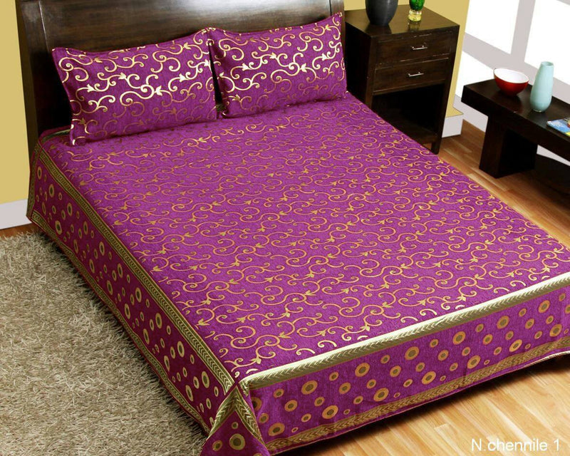 Intricate Pattern Chenille Bedcovers - A