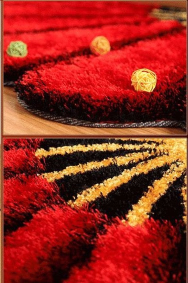 Chakra of Serenity - 100% Persian Style Maroon Carpet