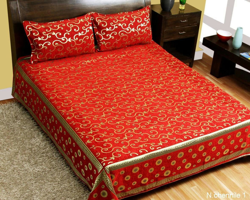 Intricate Pattern Chenille Bedcovers - K