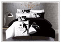 Vintage Couple Cotton Bedsheet-Never Let You Go
