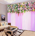 Premium Blackout Digital Curtains - Mixed Floral Roses(Set of 2) 2021 Edition