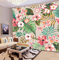 Premium Blackout Digital Curtains - World of Hibiscus(Set of 2) 2020 Edition