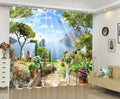 Premium Blackout Digital Curtains - Floral Gardens of Hawaii(Set of 2) 2020 Edition