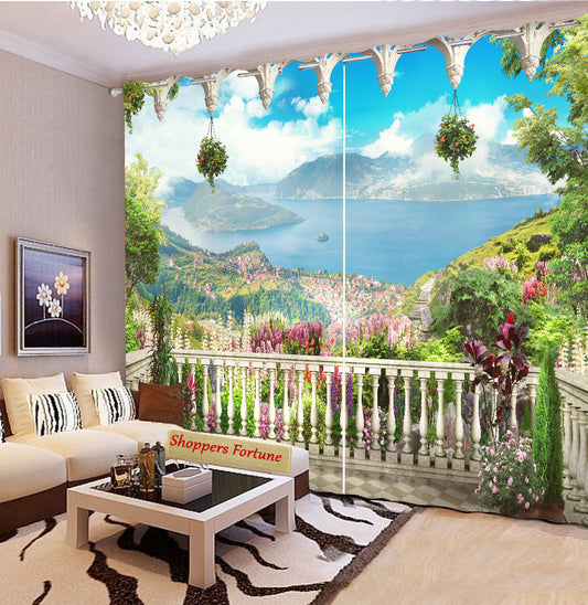 Premium Blackout Digital Curtains - Welcome to Hawaii(Set of 2) 2020 Edition