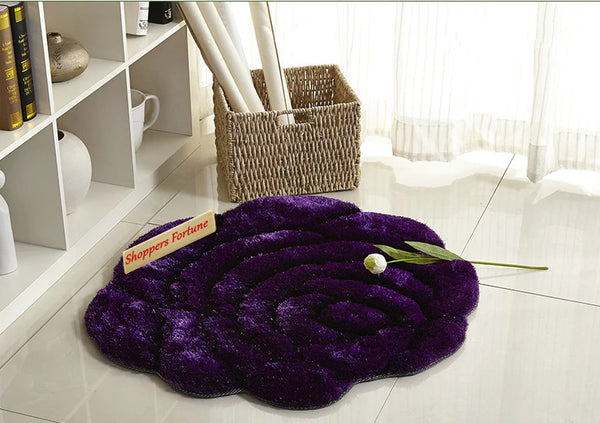 Roses of Eden - 100% European Style Purple Carpet