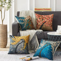 Autumn Leaves Cotton Feel Cushion Covers - 5 Piece/Set
