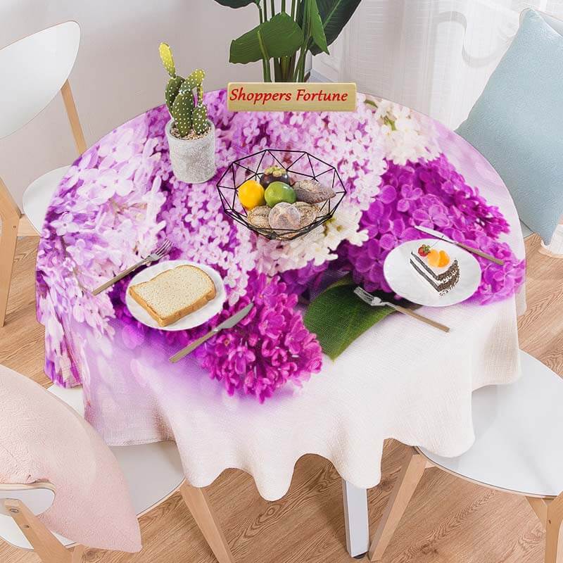 Digital Round Table Covers - Beauty of Lavender