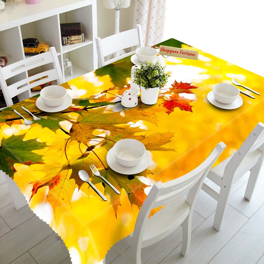 Digital Print Table Cover - Autumn Season