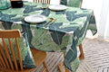 Digital Water Resistant Table Cover - Tropical Leaves