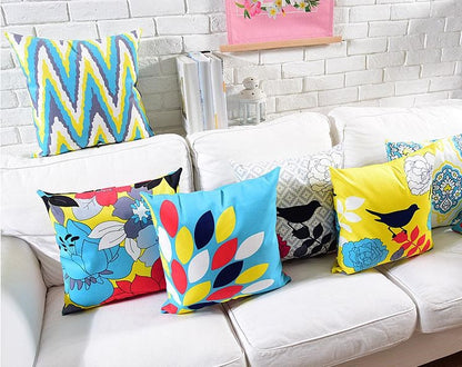 Kingdom of Sparrows Cotton Feel Cushion Covers - 5 Piece/Set