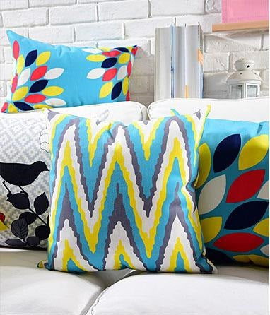 Kingdom of Sparrows Cotton Feel Cushion Covers - 5 Piece/Set