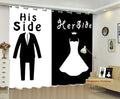 Classic Vintage Couple Blackout Curtains - Always By Your Side(Set of 2)