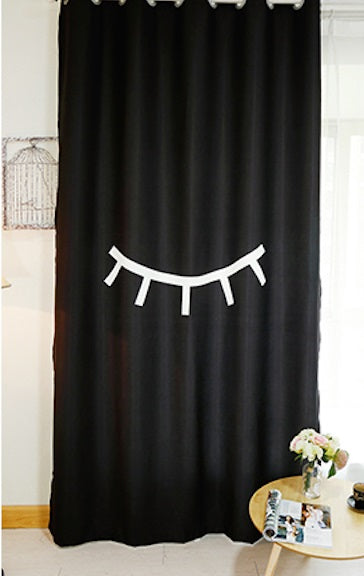 Classic Vintage Style Premium Blackout Curtains - Winky Wink(Set of 2)