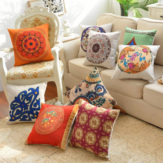 Mystical Relics Cotton Feel Cushion Covers - 5 Piece/Set