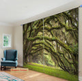 Premium Blackout Digital Curtains - Mystique Woods(Set of 2)