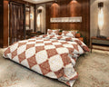 Multi-Color Square Pattern Bed Comforters