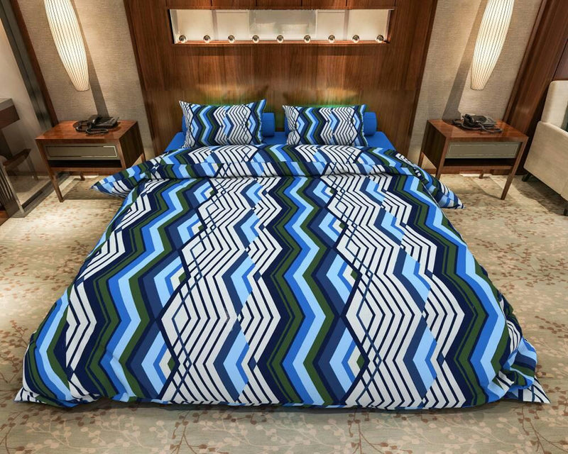 Wave Stripe Cotton Bed Comforter