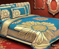Floral Pattern Heavy Chenille Bedcovers - E