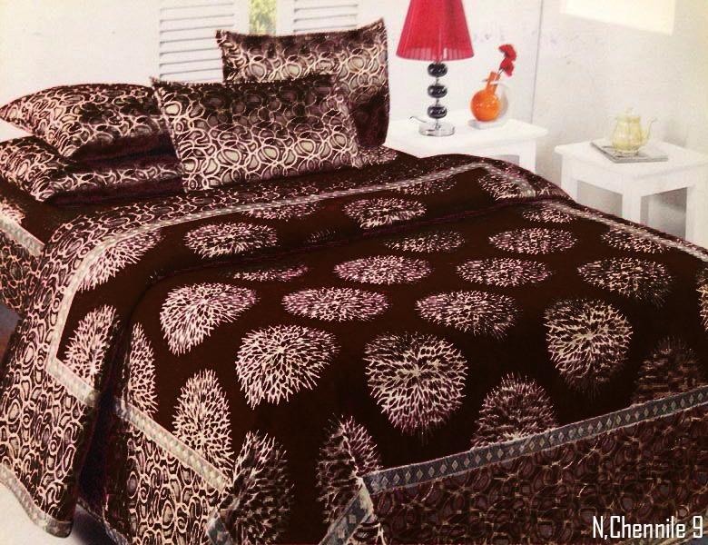 Galactic Spores Chenille Bedcovers - B