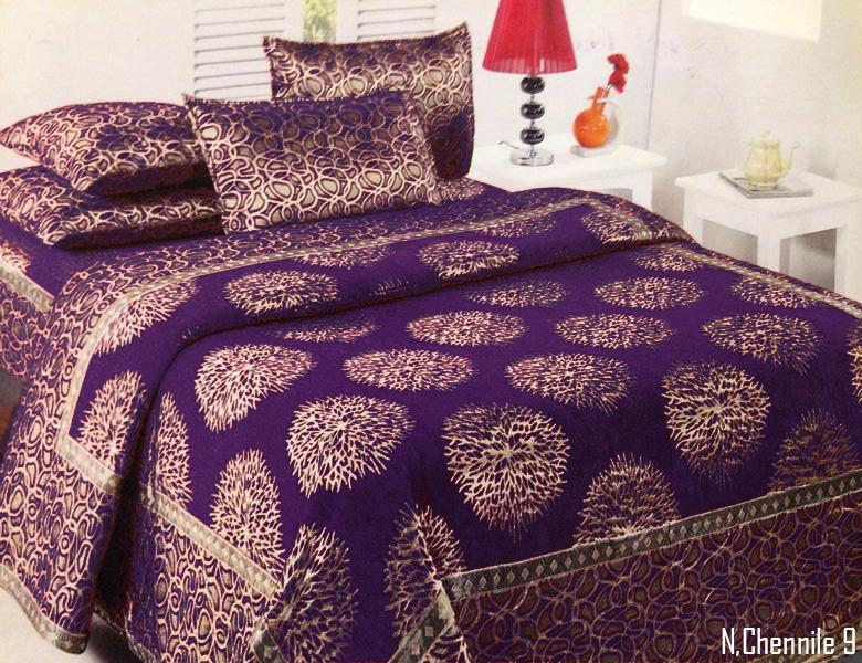 Galactic Spores Chenille Bedcovers - C