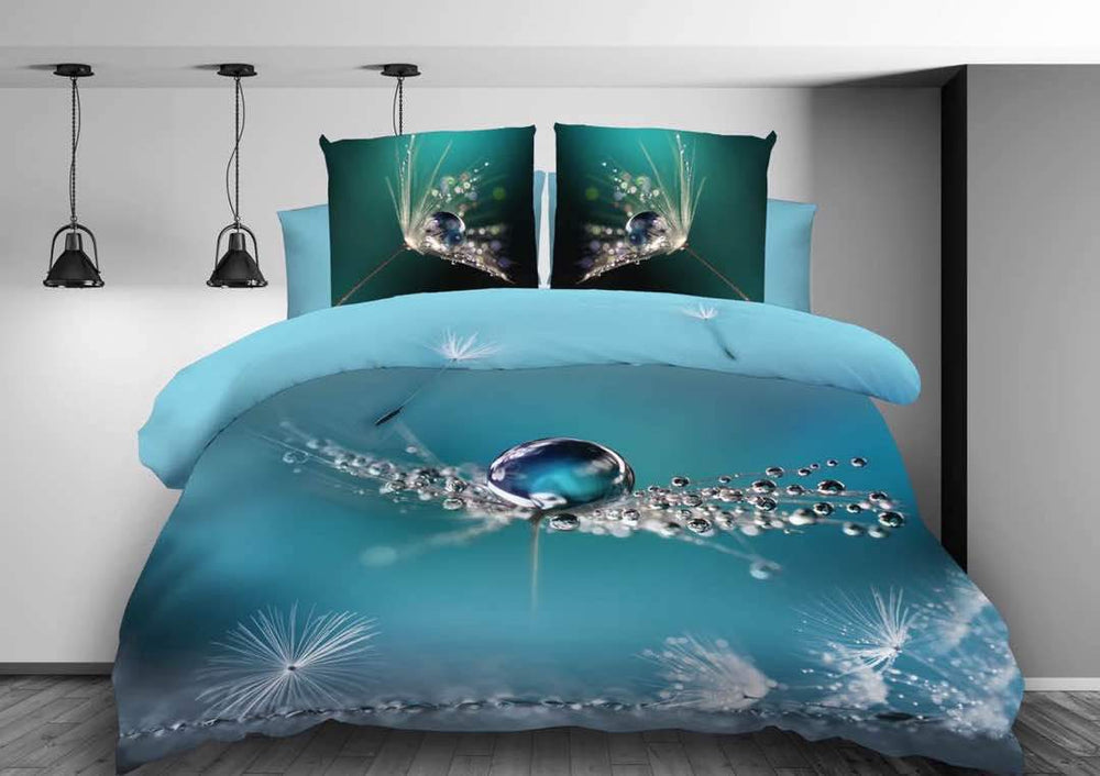 Pearl Water Droplets Glace Cotton Bedsheet