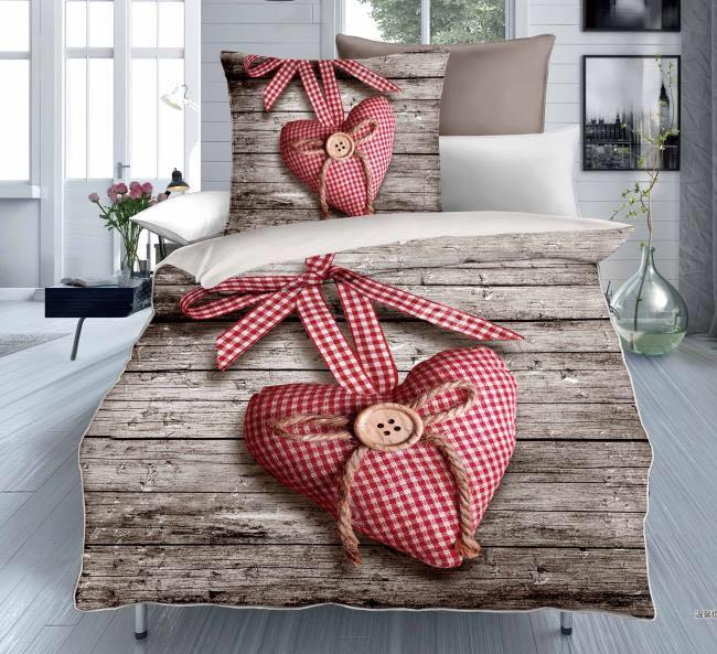 Sacred Bond of Love Glace Cotton Bedsheet