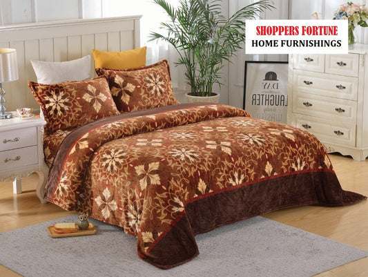 World of Flora - Warm Flannel Winter Bedsheet