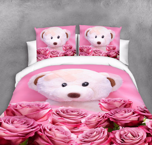 World of Baby Teddy- Cotton Bedsheet