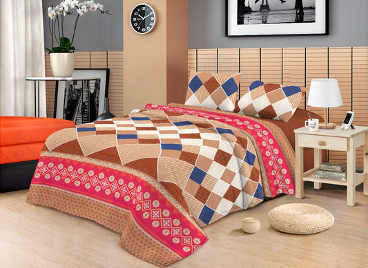 Rombhus of Beauty - 100% Pure Cotton Bedsheet